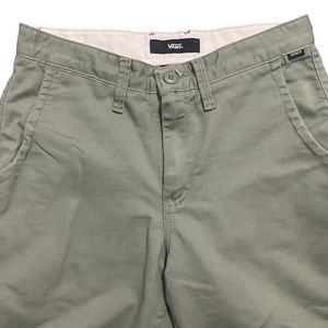 Vans Green Khaki Shorts